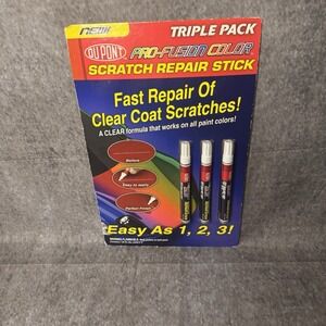 New Dupont Pro-Fusion Color Scratch Repair Stick Triple (3) Pack